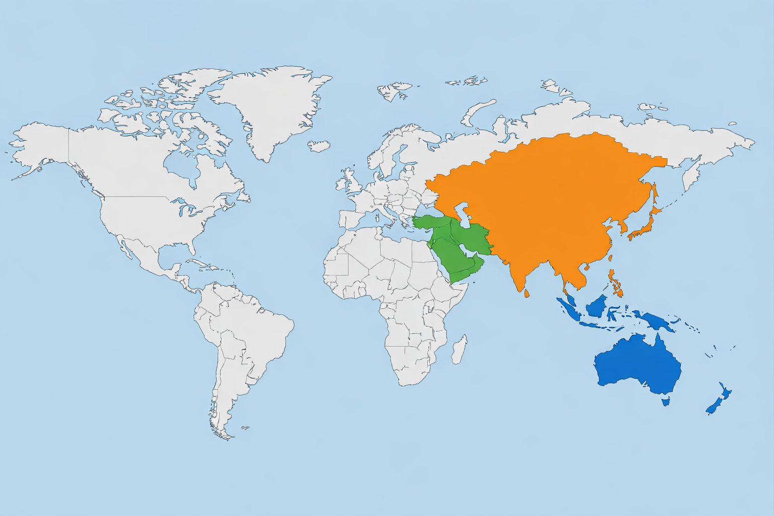 Global Export Markets Map